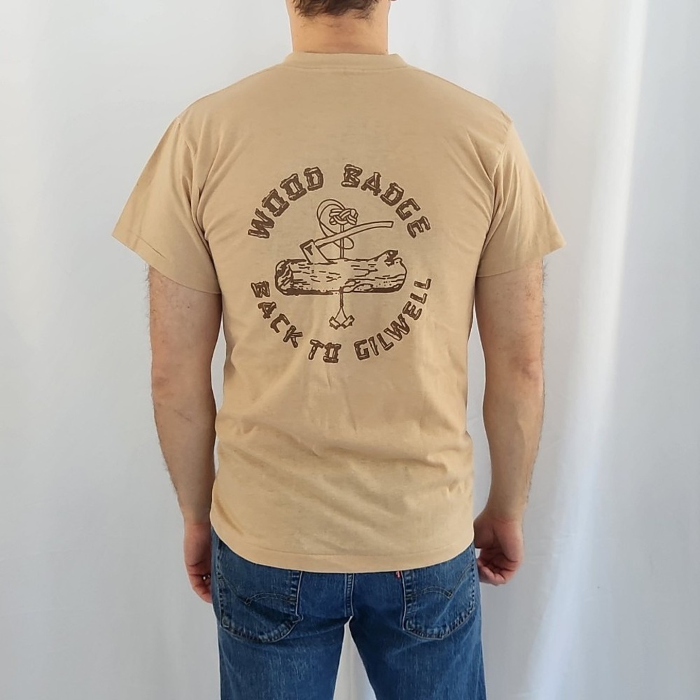 90s Tan Boy Scouts Wood Badge Tee